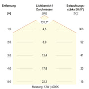 EVN Lichttechnik - Decken-/Wandleuchte LED-Wandleuchte SL44120125 IP44