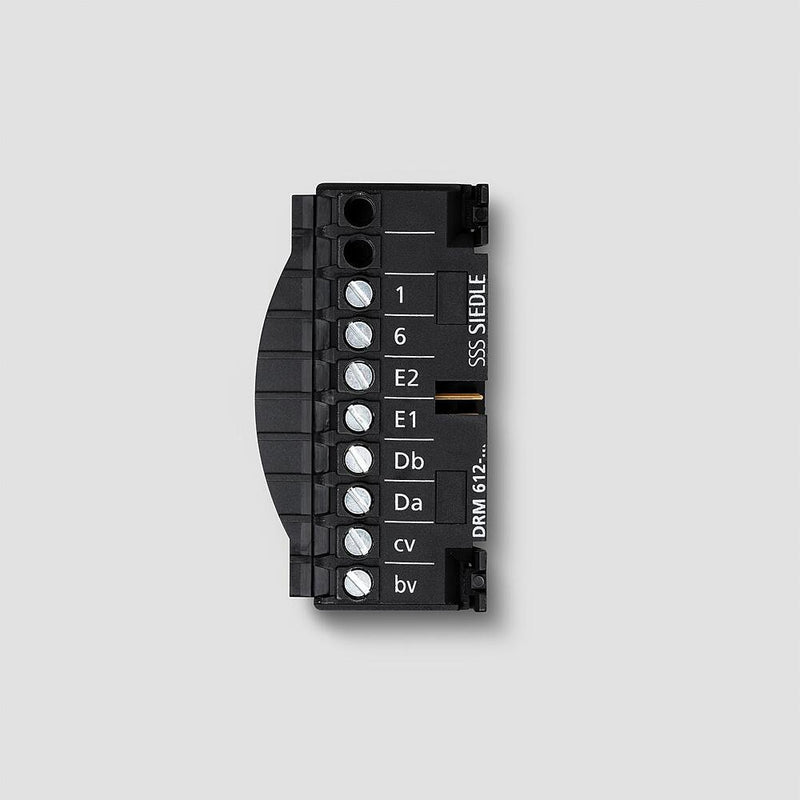Siedle&Söhne - Zubehör/Ersatzteile für Türkommunikation Klemmblock DRM 612-... Schwarz