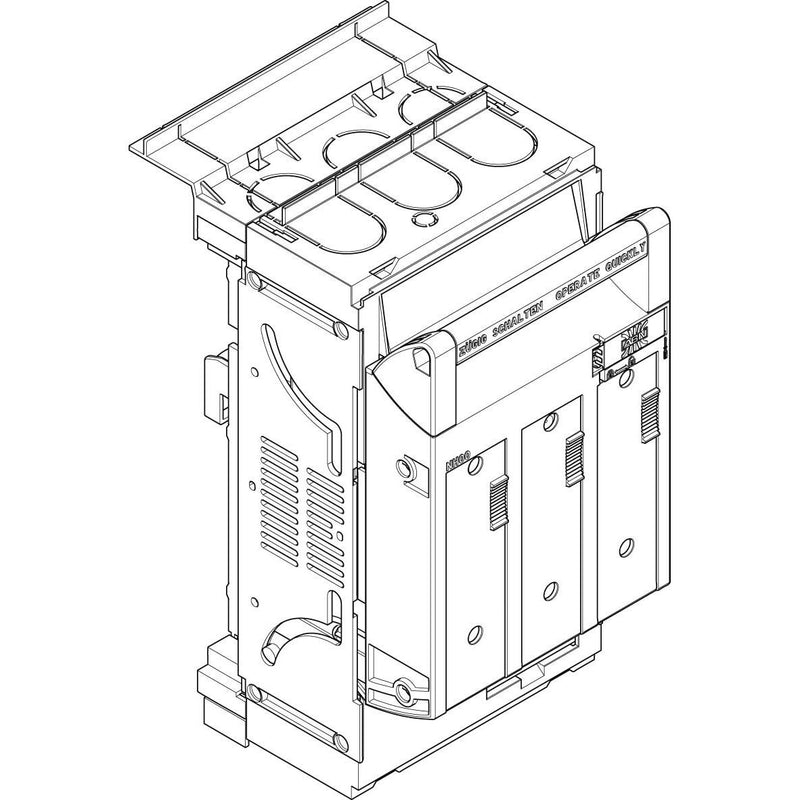 ABN - NH-Sicherungsunterteil NH-Trenner XTR609 Gr.00 m.Univ.Anschl