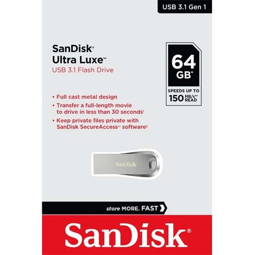 Sandisk - Speichermedium digital USB 3.1 Stick 64GB SDCZ74-064G-G46 Sandisk,Ultra Luxe