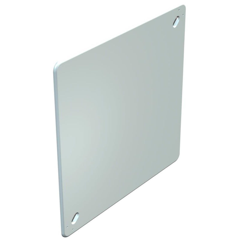 OBO Bettermann - Deckel für Dose/Gehäuse für Montage in der Wand/Decke Kastendeckel Unterputz UV 200 D 210x210x2, PS, weiß − 5 Stück