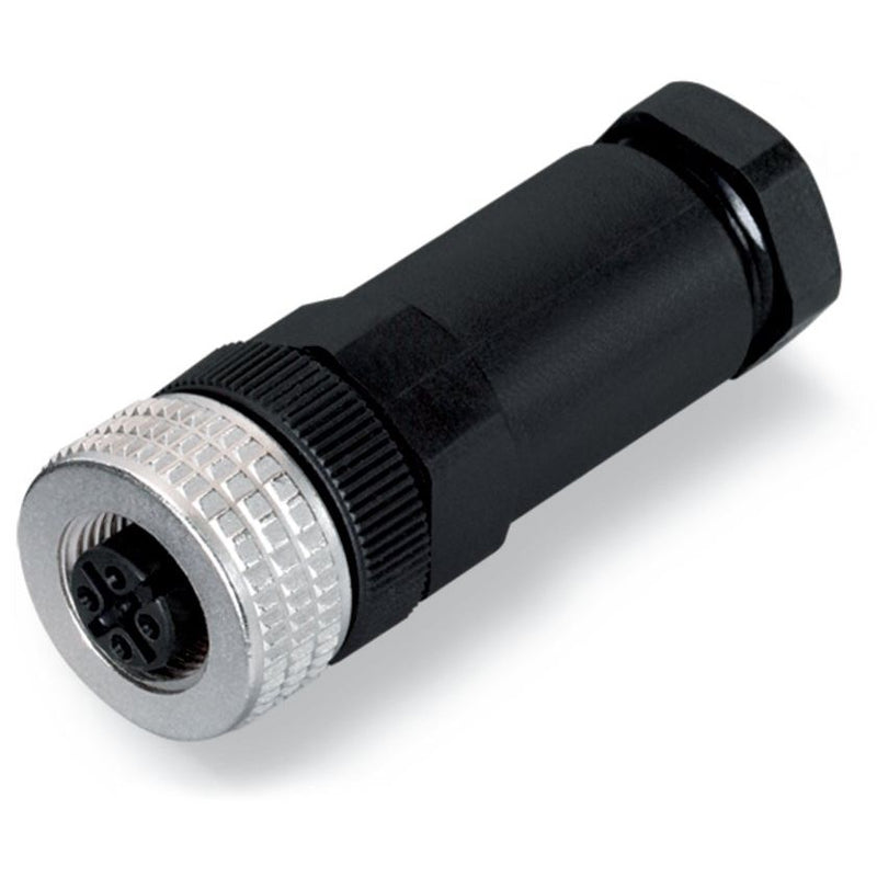 WAGO - Zubehör/Ersatzteile für Steuerungen Konfekt. Steckverbinder 4p 756-9211/040-000 M12-Bu axial − 5 Stück