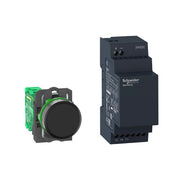 Schneider Electric - Drucktaster, Komplettgerät Drucktaster-Set 24V DC XB5RFB01 Standard-Receiver