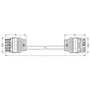 WAGO - Konfektionierte Leitung für steckbare Gebäudeinstallation konfekt.Verbindungsleitung 771-8985/016-304 Eca,Buchse Stecker − 1 Stück