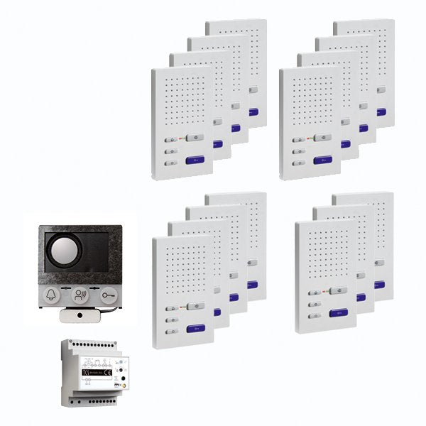 TCS Tür Control - Türsprech-Set audio:pack Einbau PAIF150/004 für 15 Wohneinheit