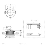 EVN Lichttechnik - Downlight/Strahler/Flutlicht LED-Downlight L54N071625 CCT
