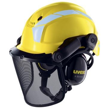 Uvex - Schutzhelm uvex Waldarbeiterset gelb 9774236
