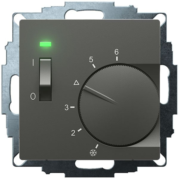 Eberle Controls - Raumthermostat/Uhrenthermostat UP-Raumregler 5-30C AC24V UTE 1012-Anth-55 1Öffner