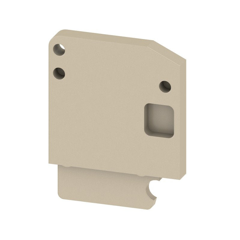 Weidmüller - Abschluss- und Zwischenplatte für Reihenklemme Abschlussplatte AP ADK1 22x3mm beige − 50 Stück