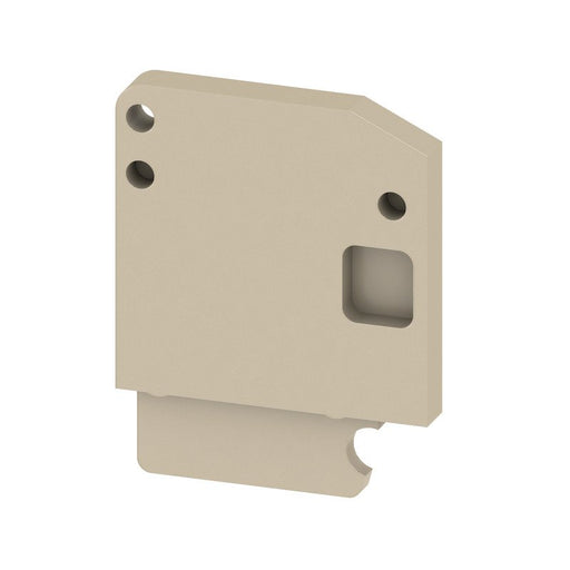 Weidmüller - Abschluss- und Zwischenplatte für Reihenklemme Abschlussplatte AP ADK1 22x3mm beige − 50 Stück