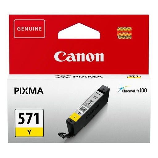 Canon - Verbrauchsmaterial für Telefax/Drucker/MFC Tintenpatrone CLI-571Y 7mlge gelb