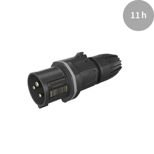 Walther Werke - CEE-Stecker (IEC 60309) CEE NEO Stecker FW211311CC 6A 3P 11h IP54 − 10 Stück
