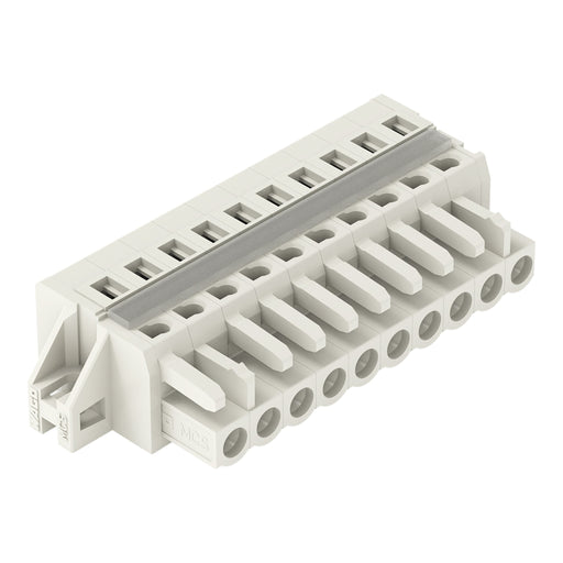 WAGO - Kabelsteckverbinder für Leiterplattensteckverbinder 1-Leiter-Federleiste 721-110/027-000 CAGECLAMP 2,5mm²,lgr − 25 Stück