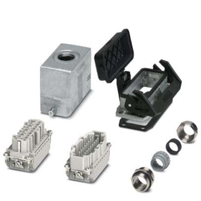 Phoenix Contact - Rechtecksteckverbinder, Set (Industriesteckverbinder) Steckverbinder-Set HC-STA-B16PT#1416348