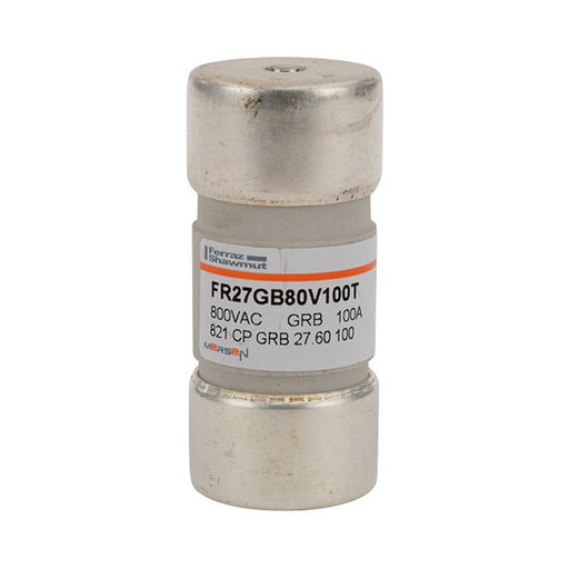 Mersen - Zylindrische Sicherung Sicherungseinsatz zylindr. FR27GB80V100T aR 27x60 100A − 10 Stück