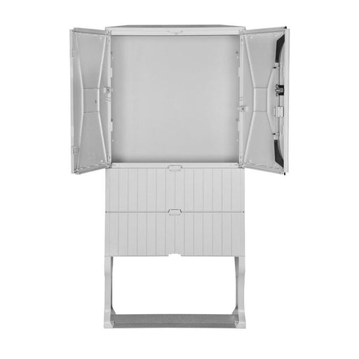 GSAB Elektrotechnik - Gehäuse/Schaltschrank (leer) Flachschrank mit Sockel 1F1600M 1600x745x226 mit MP
