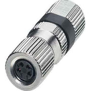 Phoenix Contact - Rundsteckverbinder, feldkonfektionierbar (Industriesteckverbinder) Sensor-Aktor-Stecker SACC-M 8FS-4PCON 4p.,M8-Buchse ger
