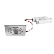 Brumberg Leuchten - Downlight/Strahler/Flutlicht LED-Einbaustrahler 39376423 3000K edelst. dimm