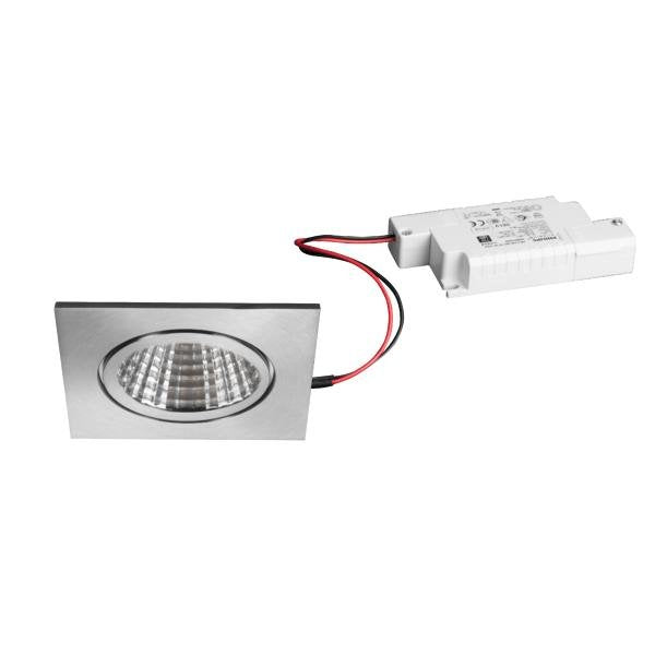 Brumberg Leuchten - Downlight/Strahler/Flutlicht LED-Einbaustrahler 39376423 3000K edelst. dimm