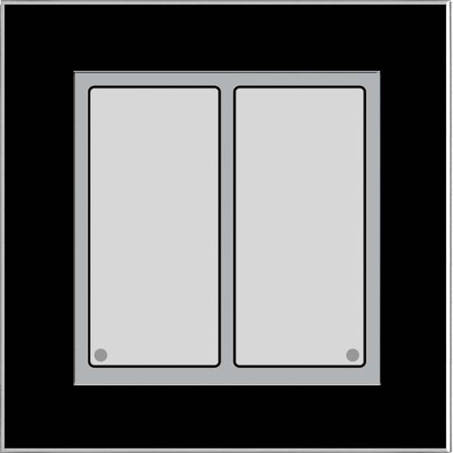 Issendorff - Bussystem-Tastsensor Glas-Tastenfeld LCN - GT2B f. I-Anschl.,sw, 2T. − 1 Stück
