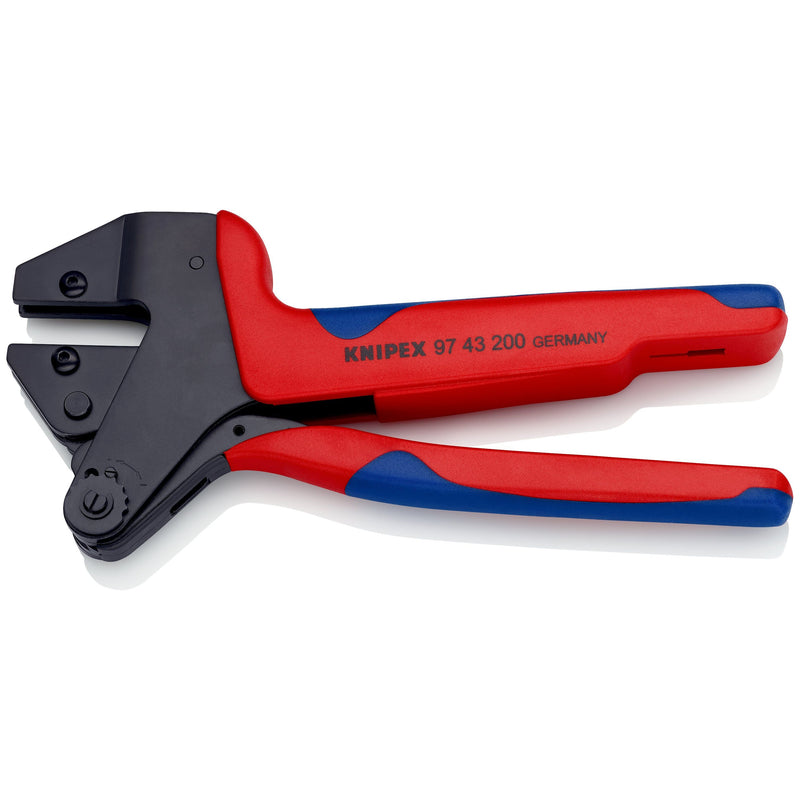 Knipex - Presswerkzeug Kabelschuhe/Verbinder, Aderendhülsen, Schirmanschluss Crimp-Systemzange 97 43 200 A 200mm