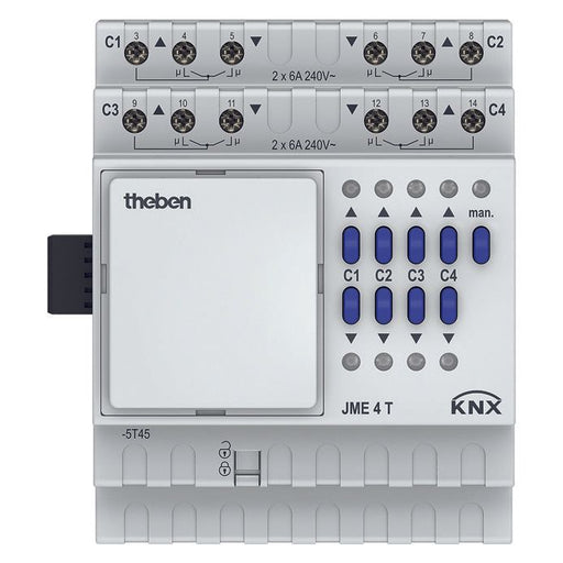 Theben - Bussystem-Jalousieaktor Jalousieaktor JME 4 T KNX MIX2,Erweiter.Modul