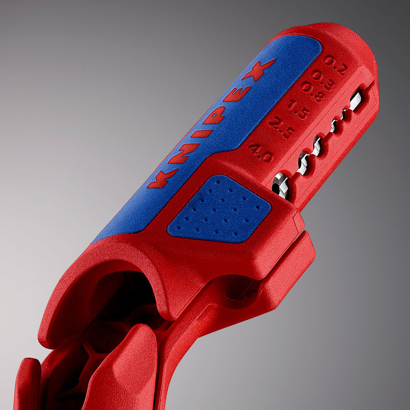 Knipex - Abisolier-/Abmantelwerkzeug Univ.-Abmantelungswerkzeug 16 95 02 SB Ergo Strip