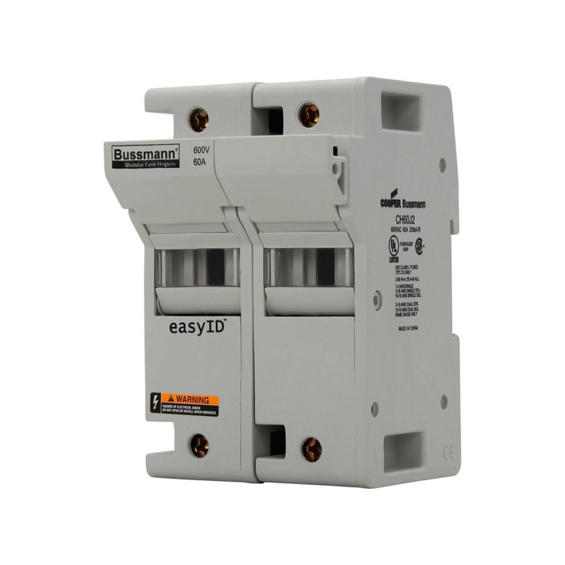Eaton - Halter für zylindrische Sicherung Sicherungshalter CH60J2 60 A, AC 600 V − 3 Stück