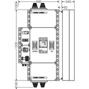 Hensel - Verteilerbaugruppe mit Leistungsschalter PV-Freischaltstelle Mi AE 5263 350kVA, 3-p. m.LS+NA
