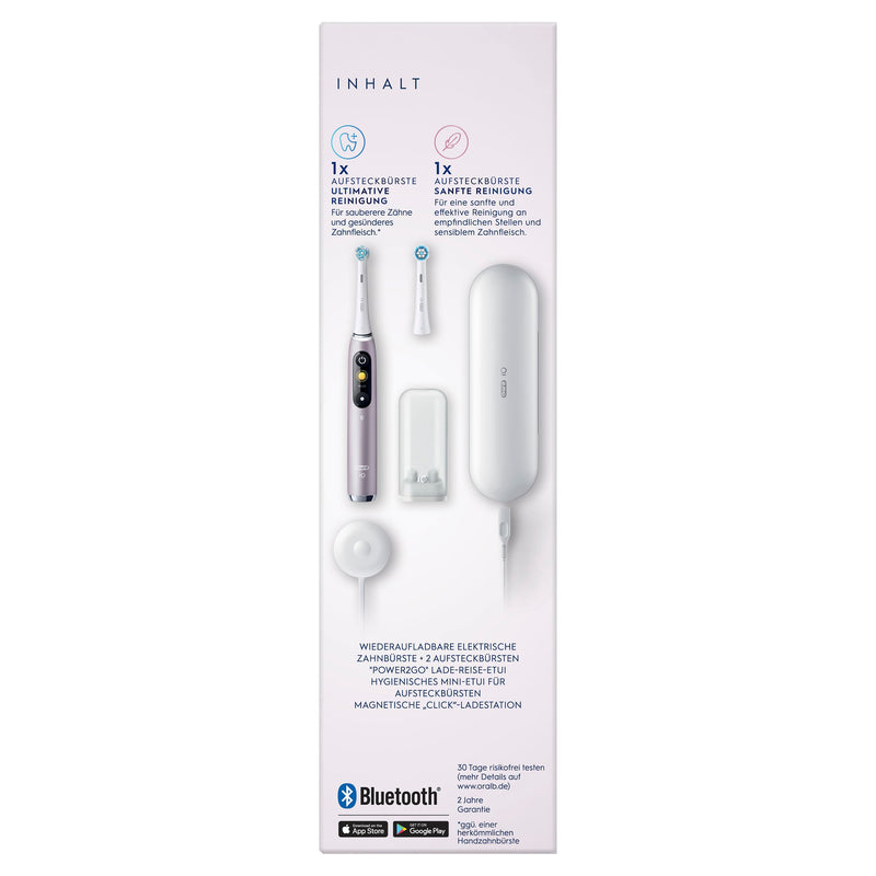 ORAL-B - Mundpflegegerät Zahnbürste iO Series 9N RoseQua Magnet-Technologie − 3 Stück