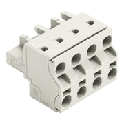 WAGO - Kabelsteckverbinder für Leiterplattensteckverbinder 2-Leiter-Federleiste 721-2204/026-000 CAGECLAMP,2,5mm²,lgr − 50 Stück