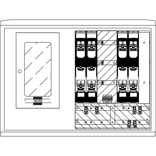 Elsta Mosdorfer - Zähler-Komplettschrank Wandlerschrank Freiluft WS834.W1.N2212 WS A850-3 W1 400A