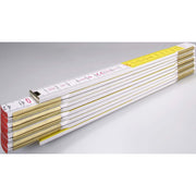 Stabila - Gliedermaßstab Holz-Gliedermaßstab 617, ws/ge 2m, 10 Glieder, 16mm − 10 Stück