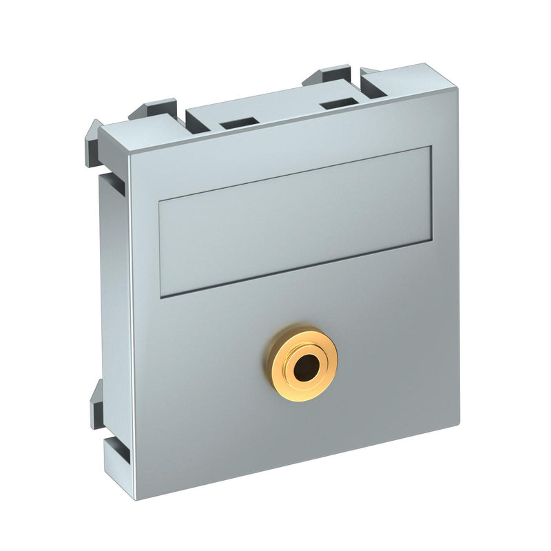 OBO Bettermann - Einsatz/Abdeckung für Kommunikationstechnik Multimediaträger MTG-MK L AL1 45x45mm alu lackiert
