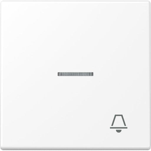 Jung - Abdeckung/Bedienelement für Installationsschalterprogramme Wippe 1-fach LS 990 KO5 K WWM schneeweiß matt