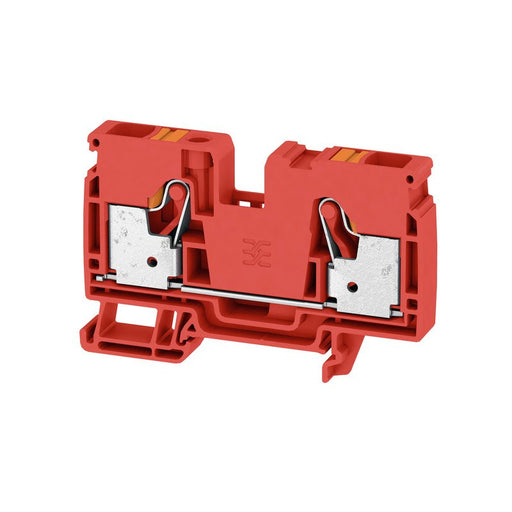 Weidmüller - Durchgangs-Reihenklemme Klemme A2C 10 RD PUSH IN, 10 mm² − 25 Stück