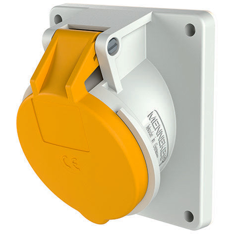 Mennekes - CEE-Anbausteckdose (IEC 60309) Anbaudose TA 1471 16A,5p,4h,110V,IP44
