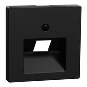 Merten - Einsatz/Abdeckung für Kommunikationstechnik Zentralplatte 1f sw matt MEG4521-0403 f. UAE-Einsatz