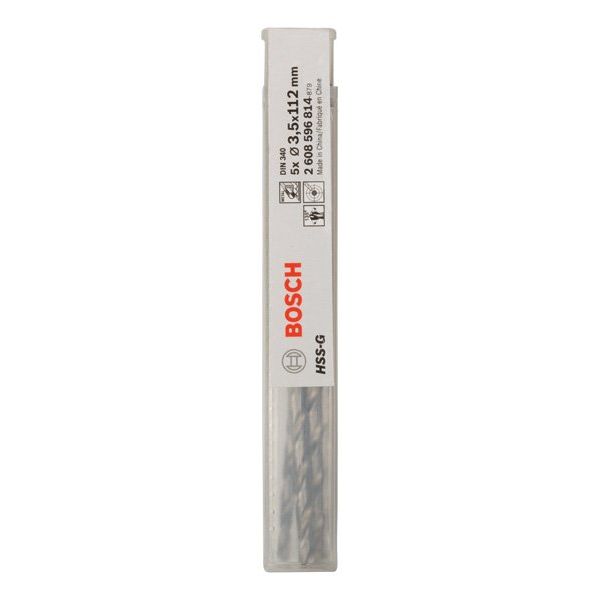 Bosch - Bohrer PRO Metal HSS-G 2608596814 Spiralbohrer 3,5 x