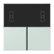 Jung - Abdeckung/Bedienelement für Installationsschalterprogramme Tastensatz 3fach LC 4093 TSA 215 ceruleen pale