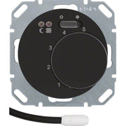 Berker - Raumthermostat Fußbodentemperaturregler 20342045 sw/gl