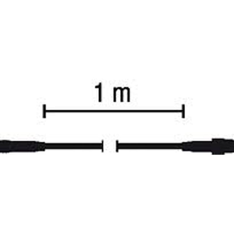 Scharnberger+Hasenbein - Netzanschlussleitung Verlängerungskabel 58150 1m schwarz Quick Fix