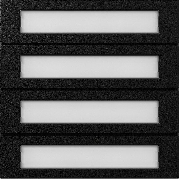 Gira - Funktionsmodul für Türkommunikation Ruftastenmodul 4f sw 5534925