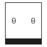 Jung - Abdeckung/Bedienelement für Installationsschalterprogramme Abdeckung mit Kipphebel ES 12-5 R 1 Zylinder,Edelstahl