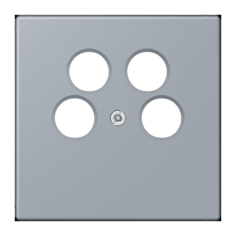 Jung - Einsatz/Abdeckung für Kommunikationstechnik Abdeckung für SAT-TV LC 990-4 SAT2 257