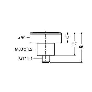 Turck - Kapazitiver Näherungsschalter Bestückungssensor K50CAPT2GXDQ Pick-to-Light − 1 Stück