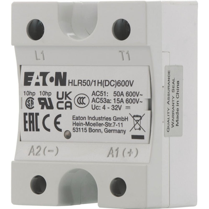 Eaton - Halbleiterrelais Halbleiterrelais, Hockey HLR50/1H(DC)600V Puck, 1-phasig, 50 A