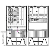 GSAB Elektrotechnik - Zähler-Komplettschrank Wandlermessung 08.W630.88S 630A