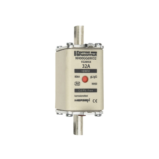 Mersen - Messersicherung NH-Sicherungseinsatz SF NH00GG69V32 Gr.00 gG 32A/690V KM