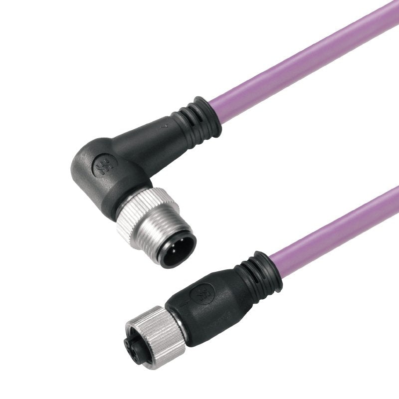 Weidmüller - Patchkabel Kupfer Industrie Verbindungsleitung SAILM12WM12GPB1.5D Polzahl:2